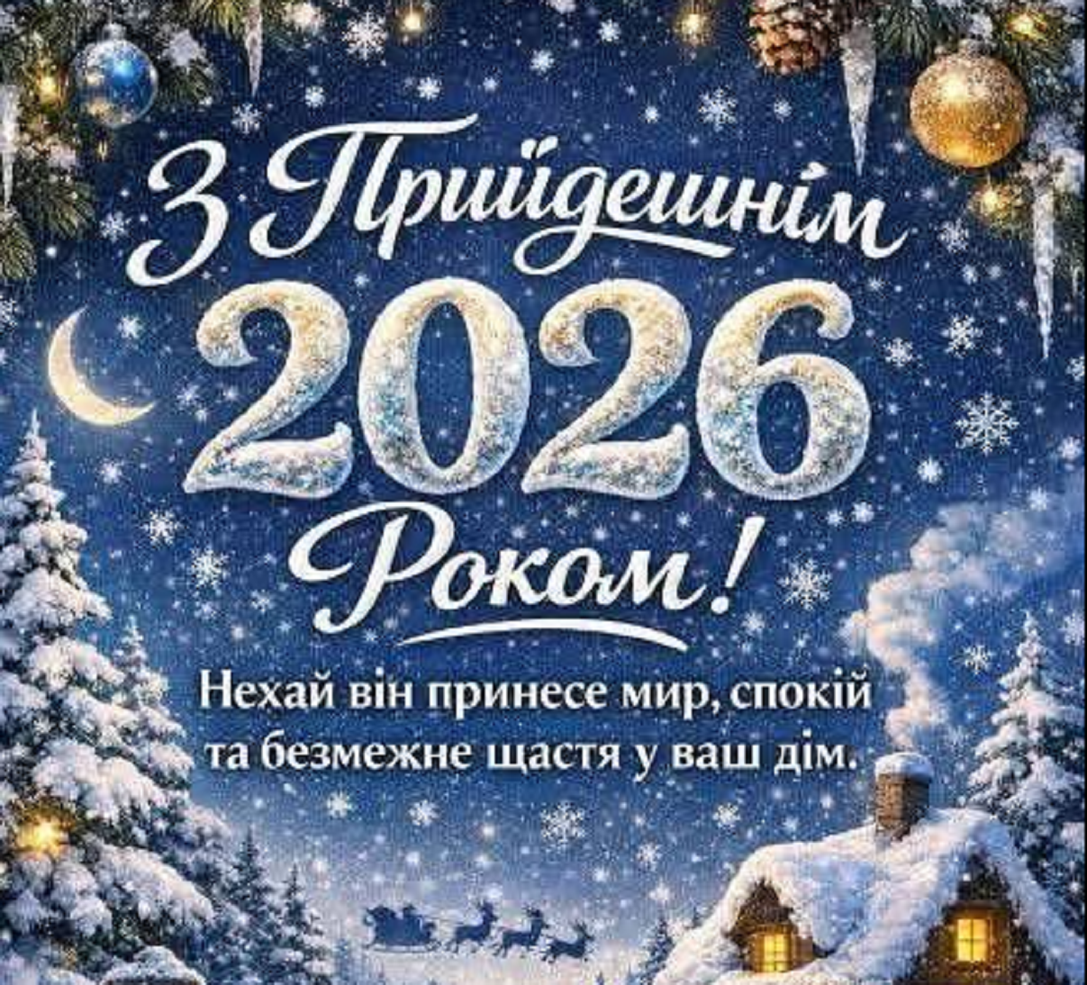 Вітаємо з Новим Роком !
