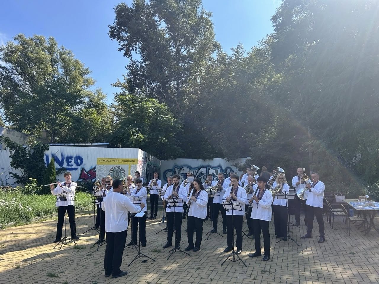 Виступ на Андріївському узвозі, Національному палаці Україна, парк ім. Тараса Шевченка